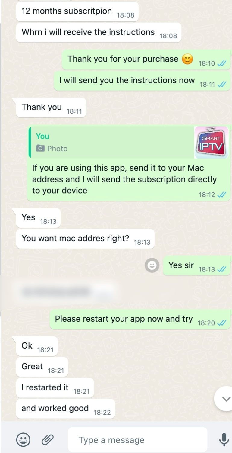 Avis client