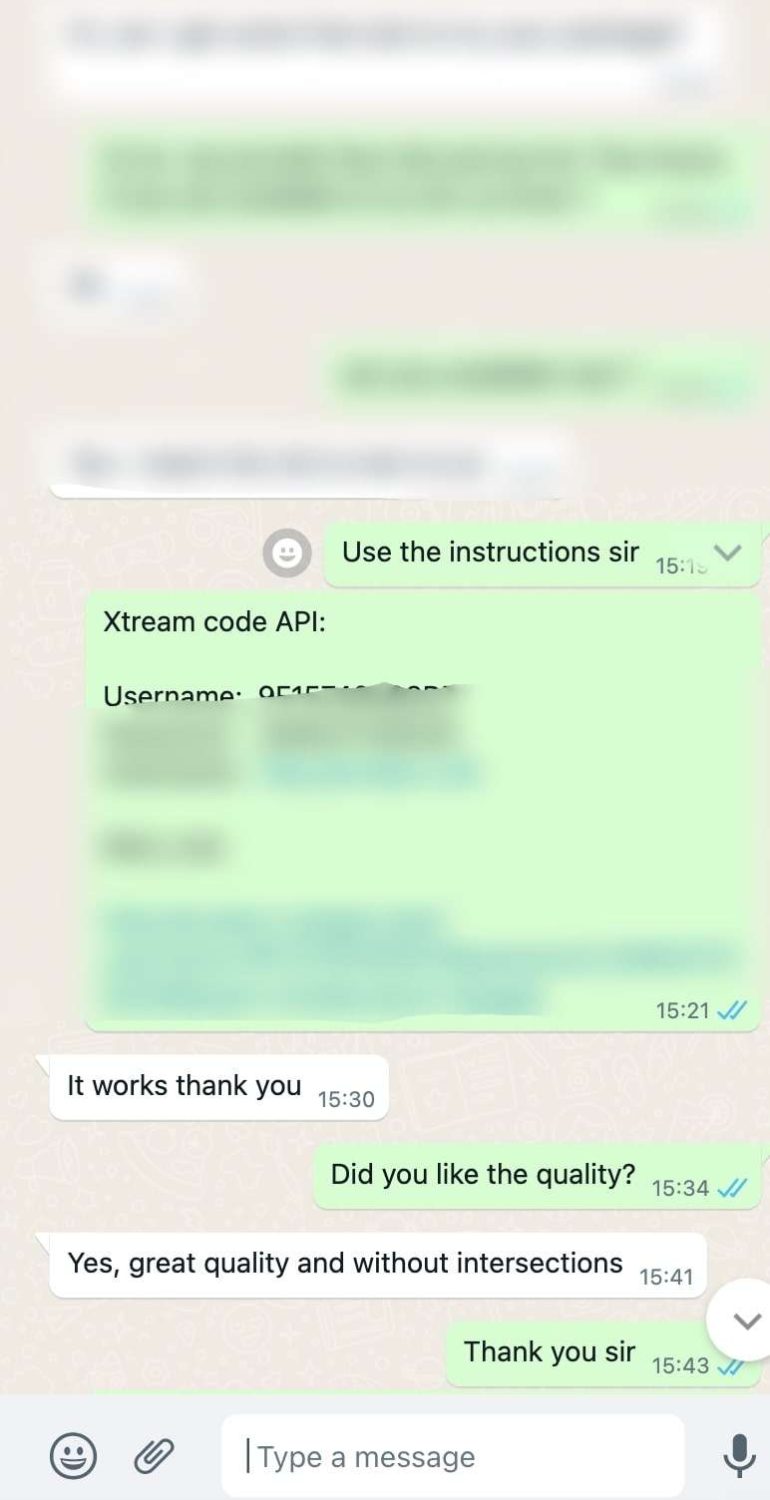 Avis client