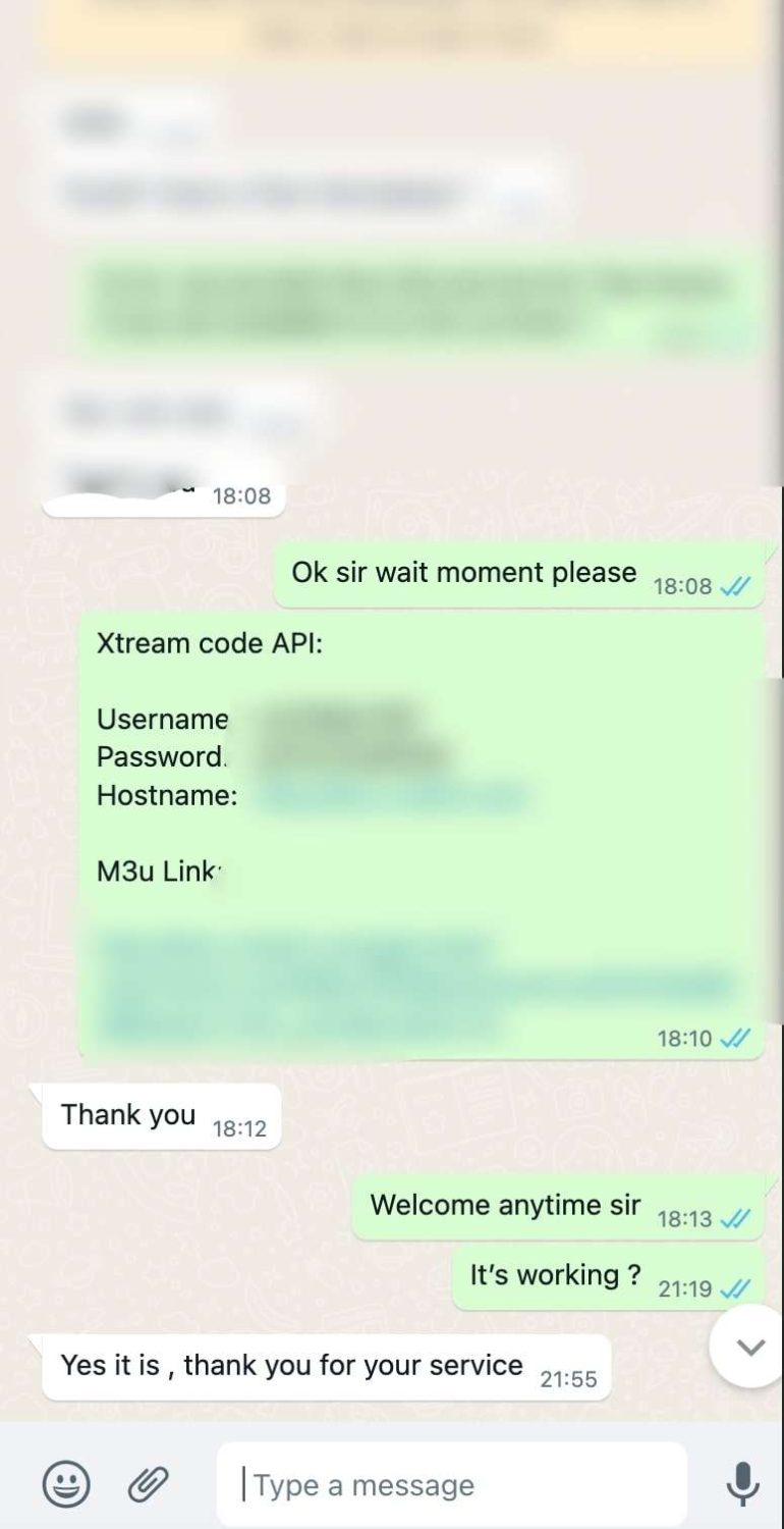 Avis client